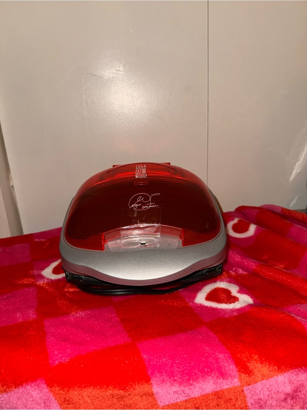Red and Silver George Foreman™ Style Countertop Grill
